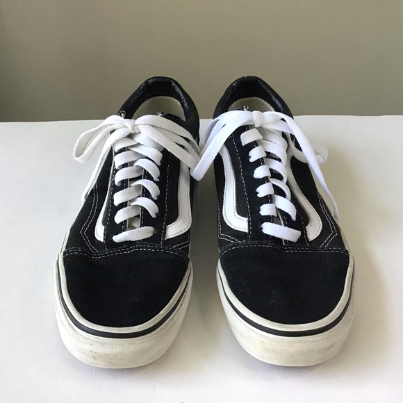 Vans Old Skool Sneakers Womens Size 6.5 / Mens Size 5 Black & White Classic - Picture 3 of 11